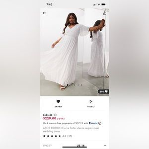 I bought the size 16 and it is loose on my boobs.